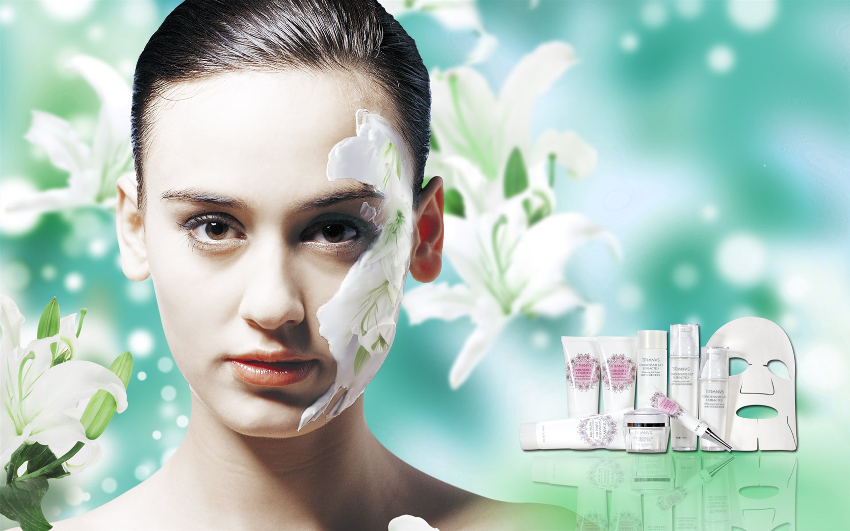 Cosmetics Advertising Wallpaper Album (4) #10 - 1680x1050