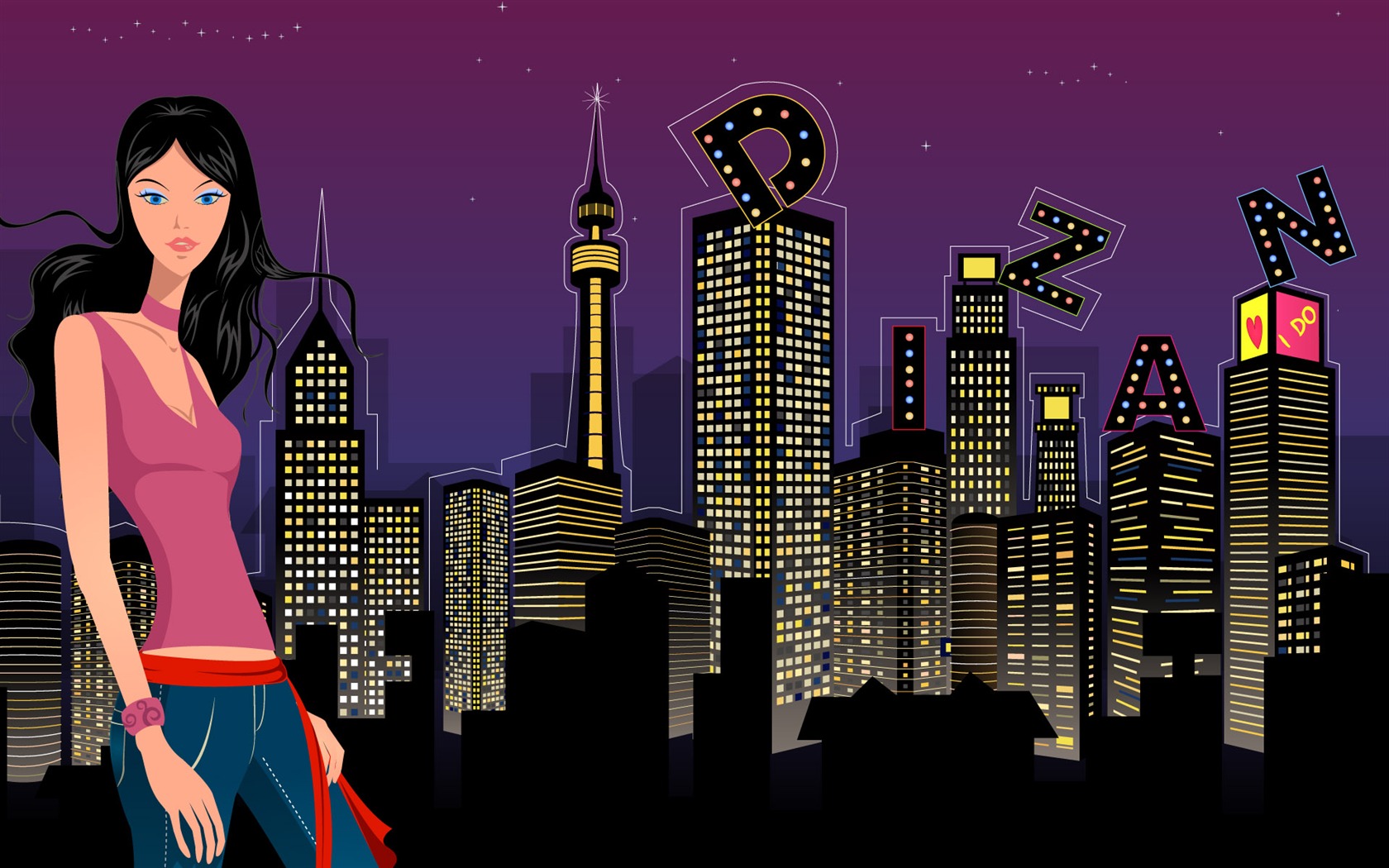 Vector Scenery Collection Wallpapers (1) #16 - 1680x1050