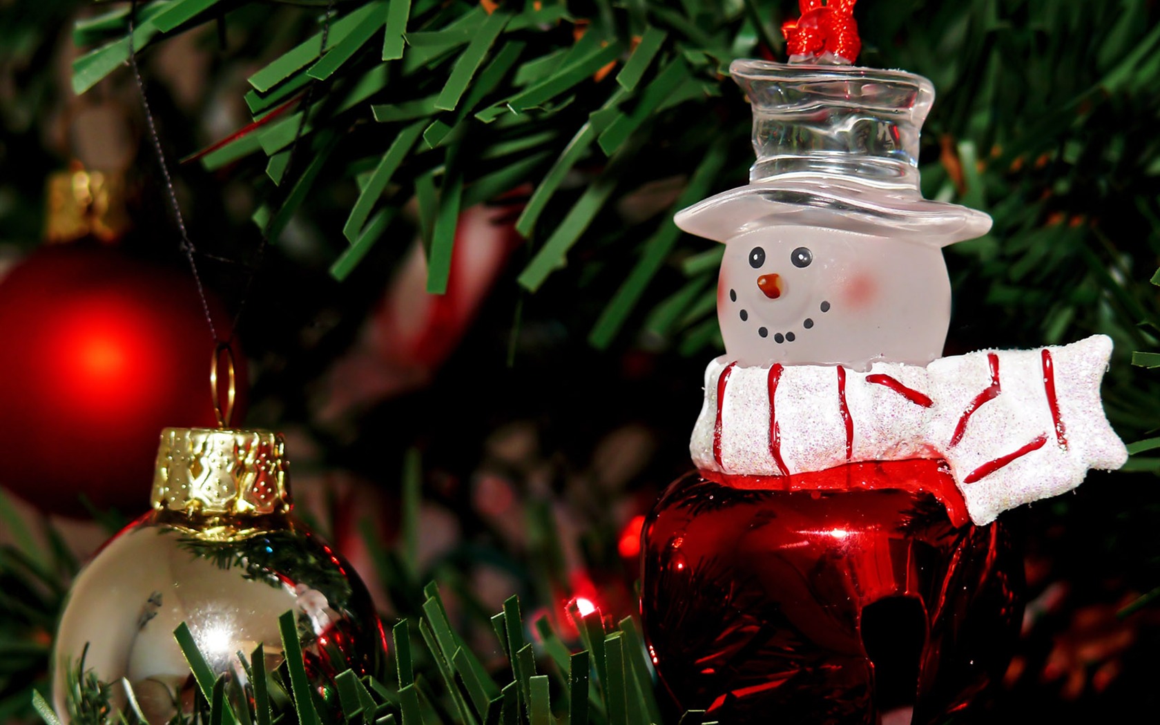 Christmas landscaping series wallpaper (16) #2 - 1680x1050