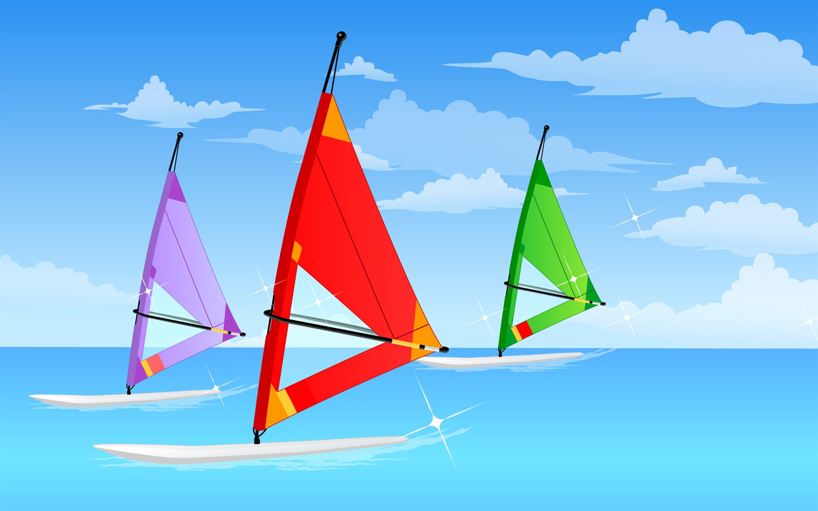 Vector Scenery Collection Wallpapers (2) #12 - 1680x1050
