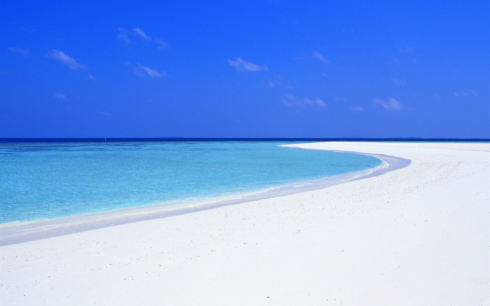 Beach alba Krajina wallpaper #2 - 1680x1050