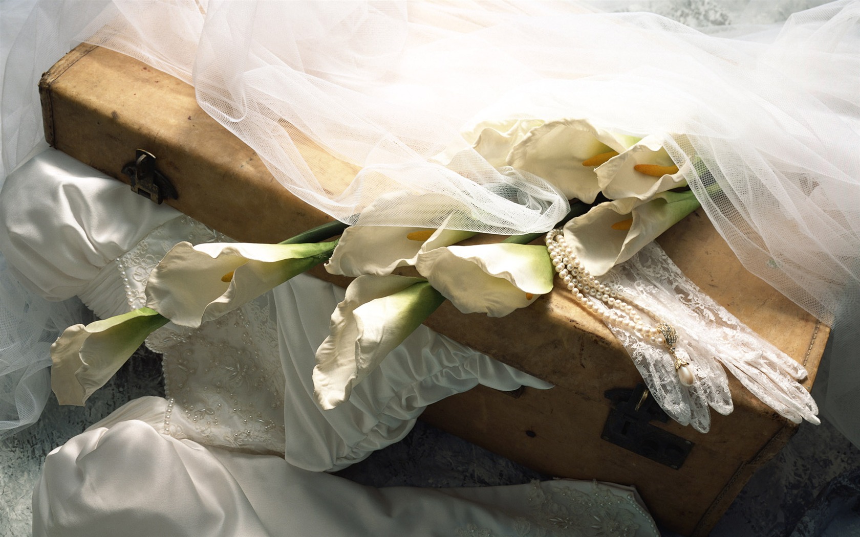 Wedding Flowers items wallpapers (2) #12 - 1680x1050