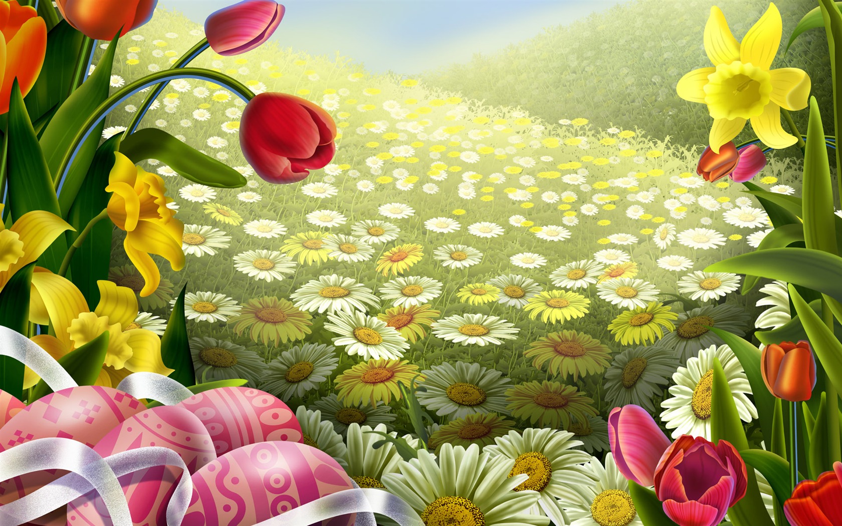 Easter wallpaper album (4) #5 - 1680x1050