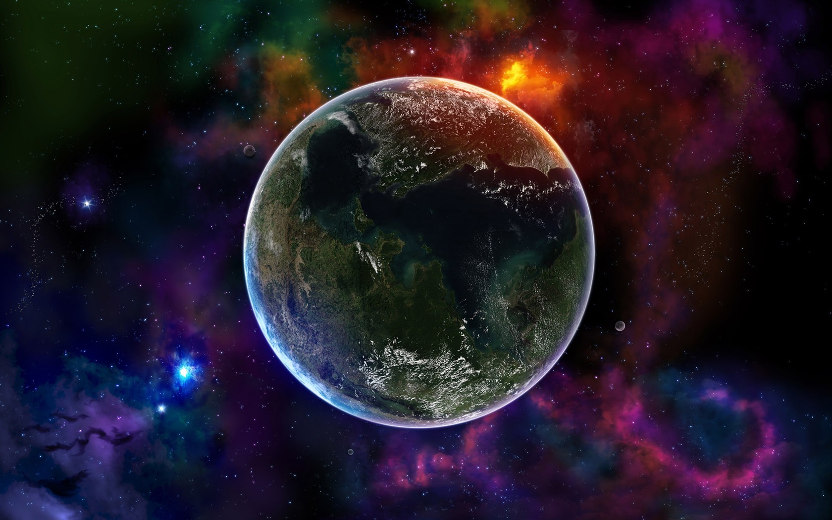 Star Earth HD Wallpapers #1 - 1680x1050
