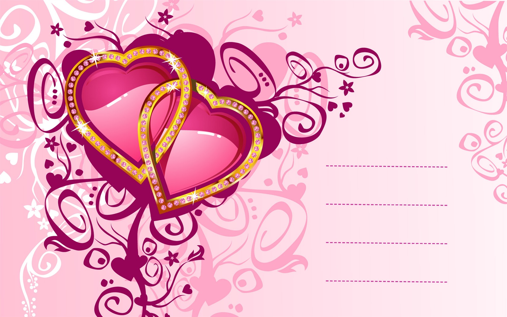 Valentine's Day Love Theme Wallpapers #31 - 1680x1050