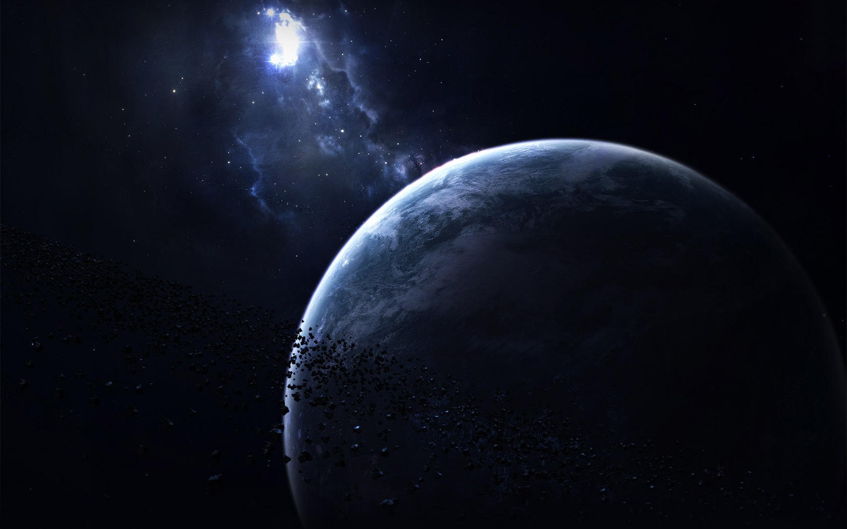 nekonečném vesmíru, krásné Star Tapeta #37 - 1680x1050