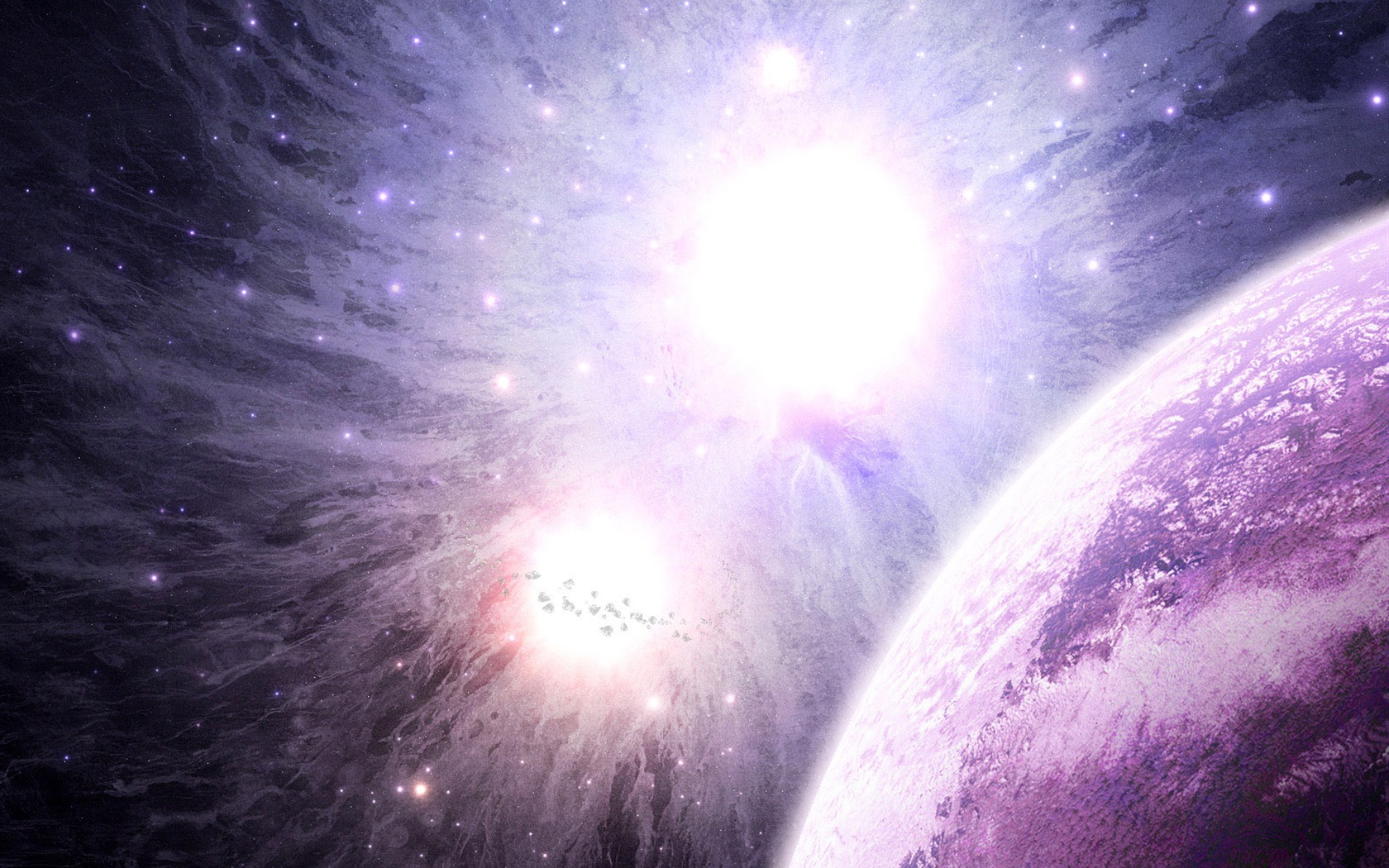 nekonečném vesmíru, krásné Star Tapeta #6 - 1680x1050