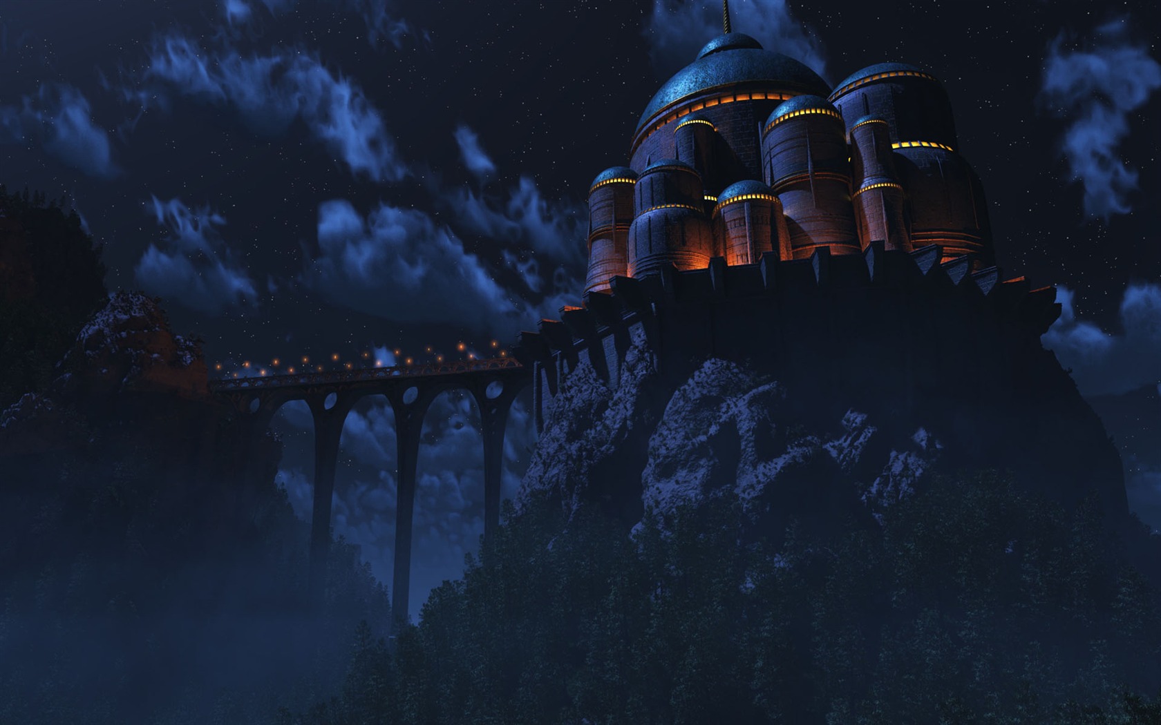 Digital three-dimensional design wallpaper (6) #20 - 1680x1050