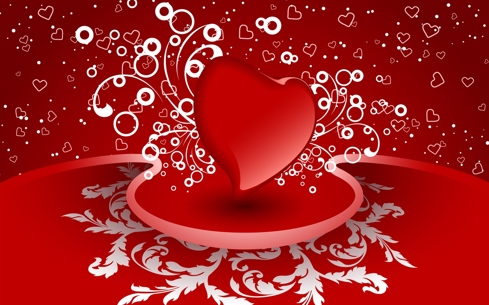 Valentýna Tapety na plochu láska Téma (2) #8 - 1680x1050
