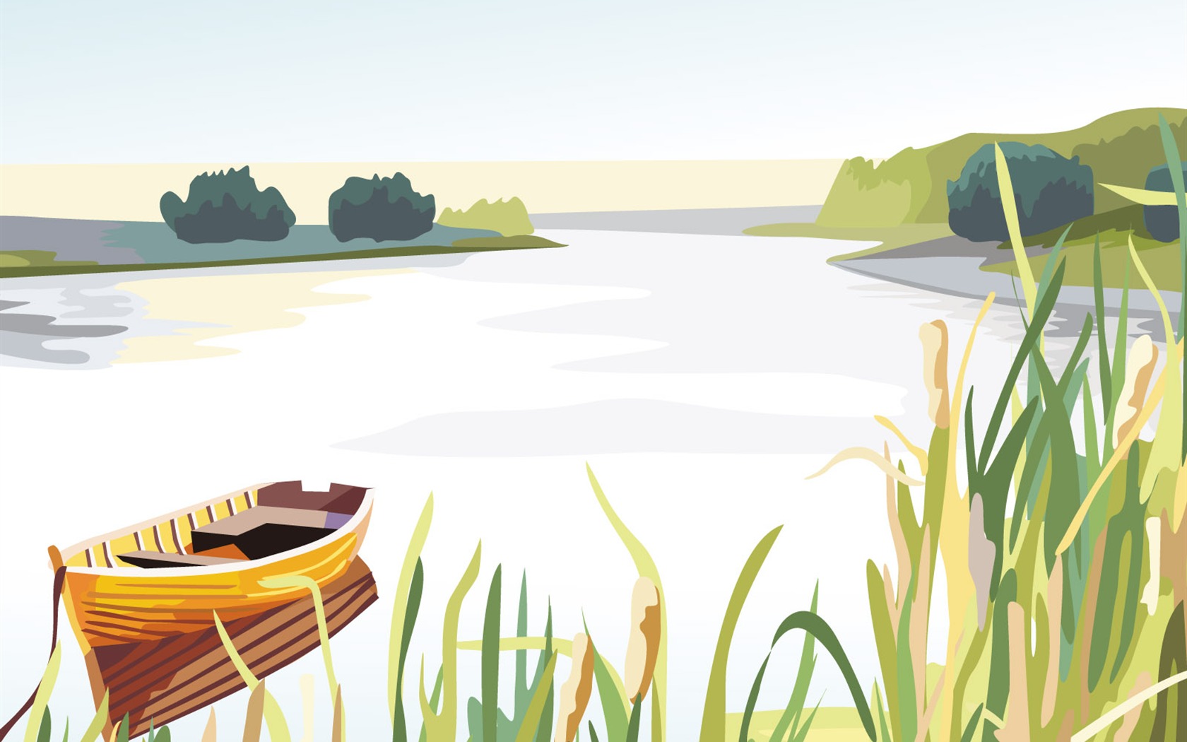 Vector Scenery Wallpapers (2) #7 - 1680x1050