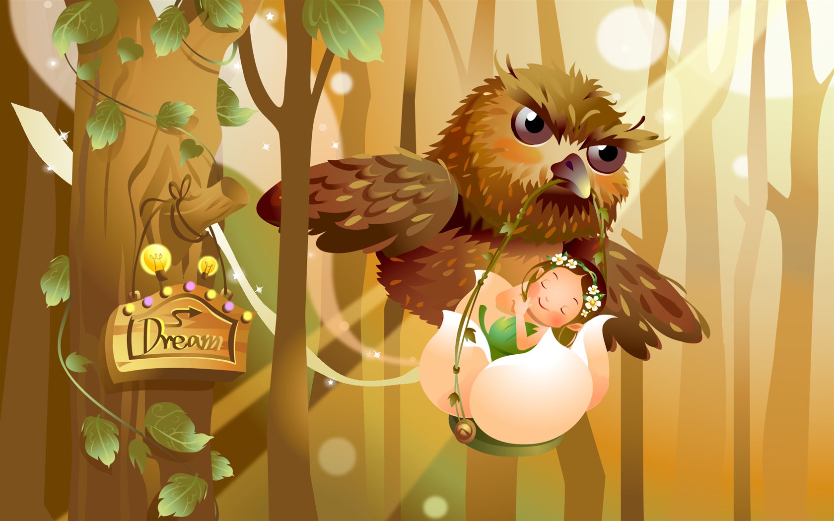 Fairy Tales Vector Wallpaper (1) #13 - 1680x1050
