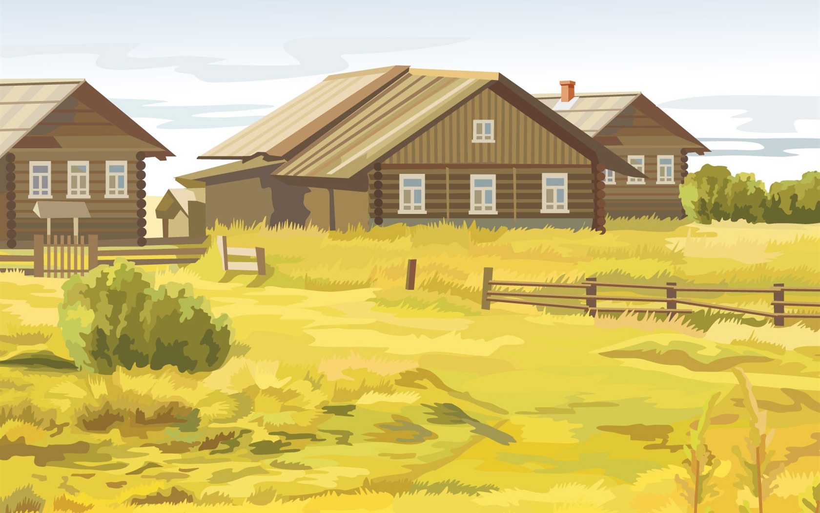 Tapety Vektorové Krajina (3) #5 - 1680x1050