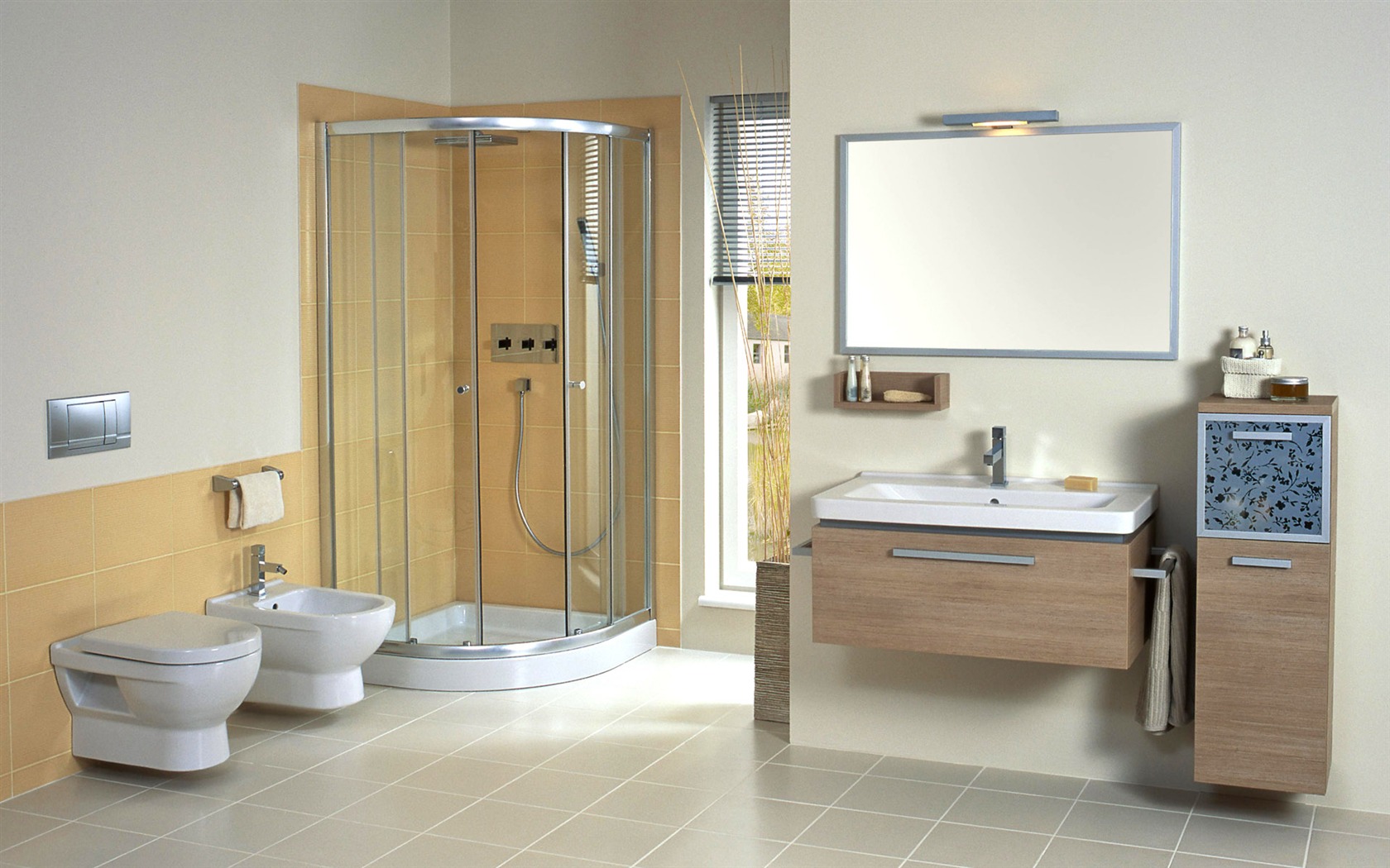Bathroom Photo Wallpaper (2) #9 - 1680x1050
