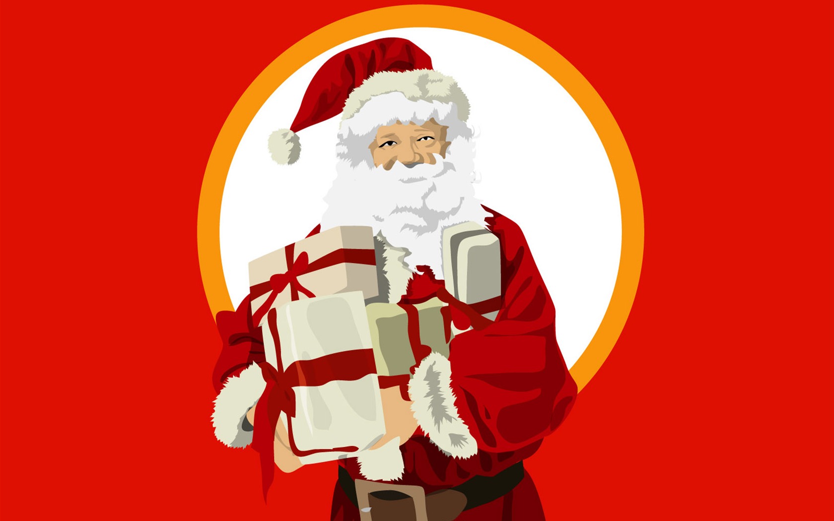 Vector Christmas wallpapers (1) #21 - 1680x1050
