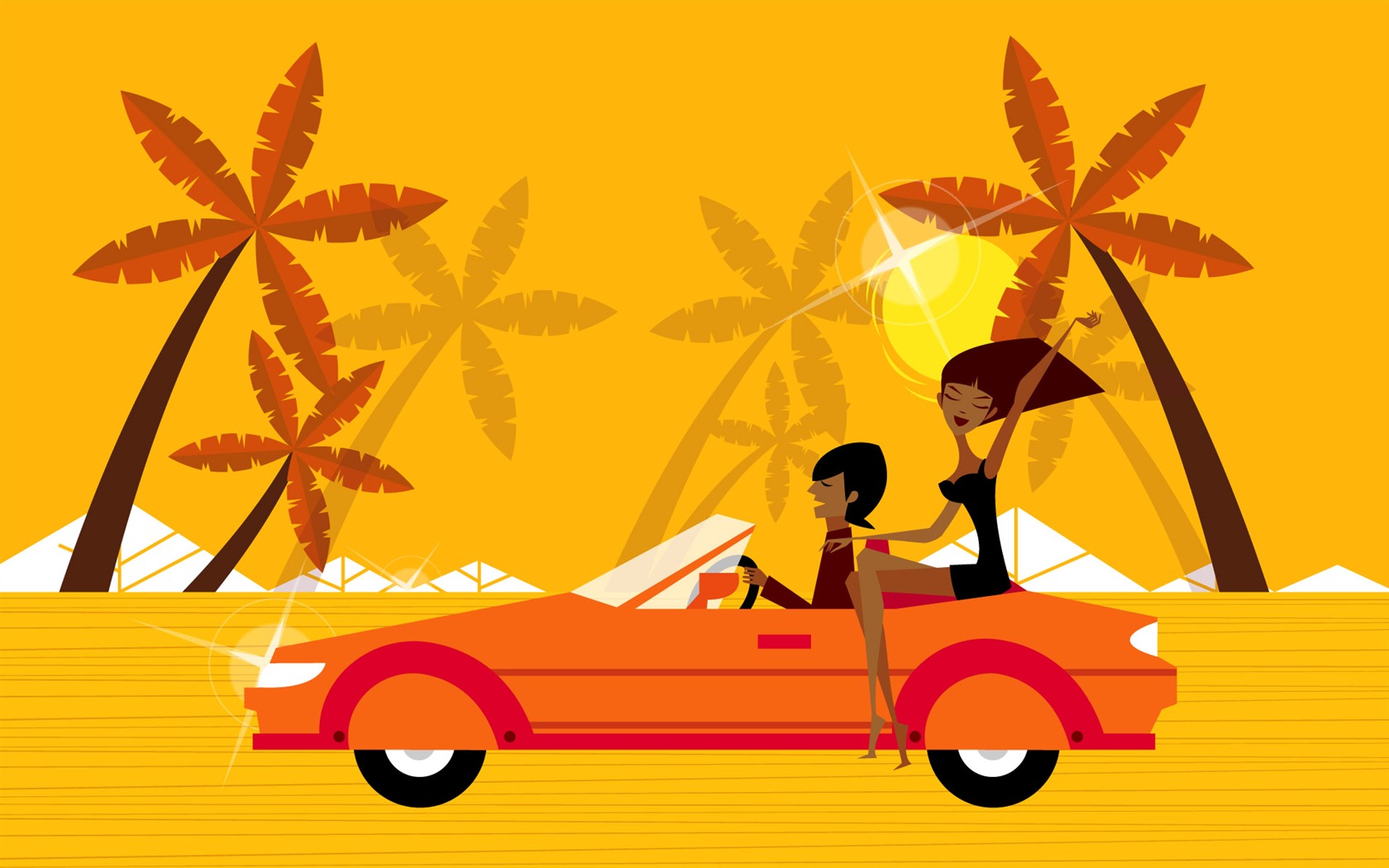 Vector Wallpaper leisure life (1) #18 - 1680x1050