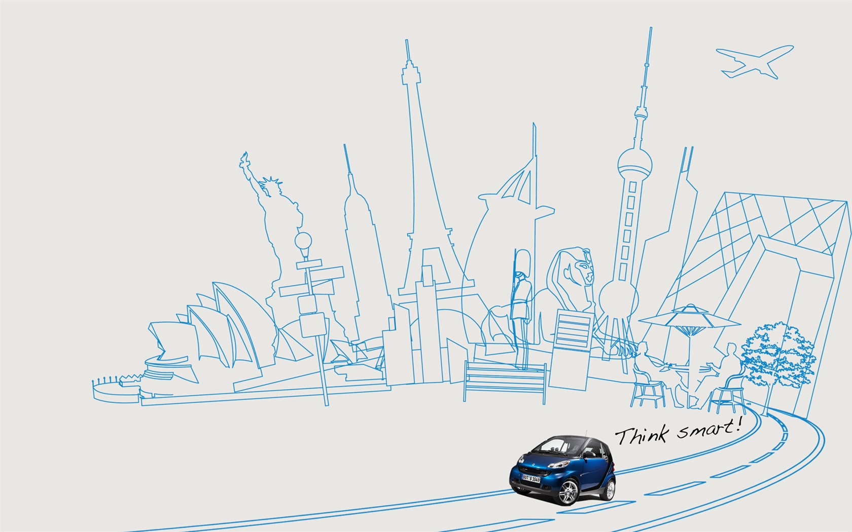 Smart automobilové tapety #7 - 1680x1050