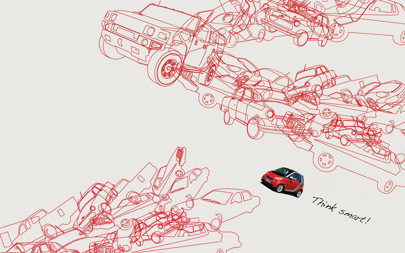 Smart automobilové tapety #8 - 1680x1050