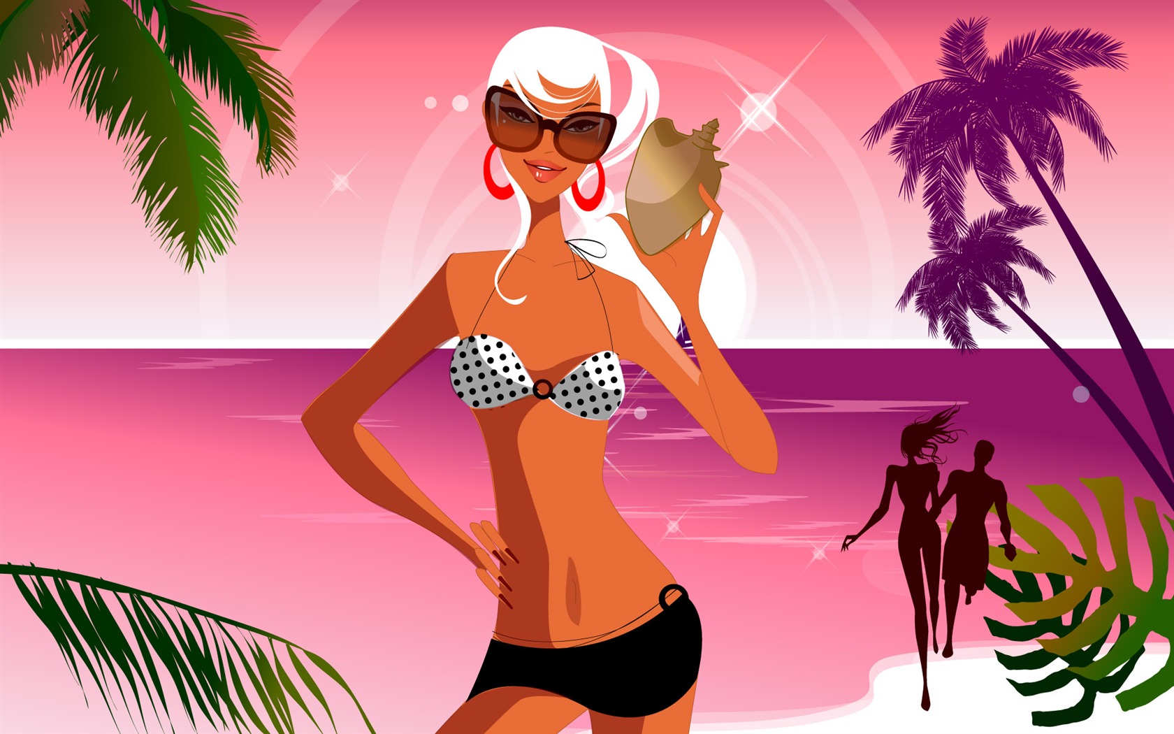 Vector Wallpaper leisure life (3) #1 - 1680x1050