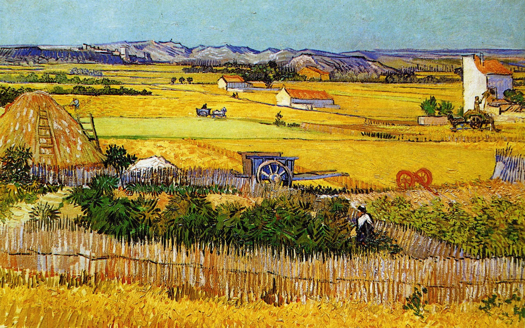 Vincent Van Gogh malování tapety (1) #9 - 1680x1050