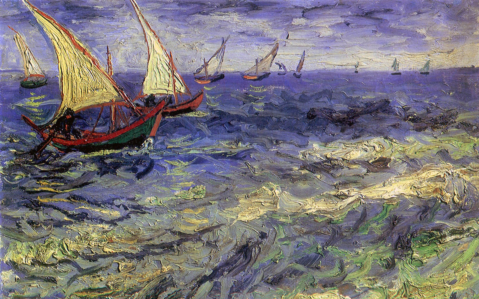 Vincent Van Gogh painting wallpaper (1) #13 - 1680x1050