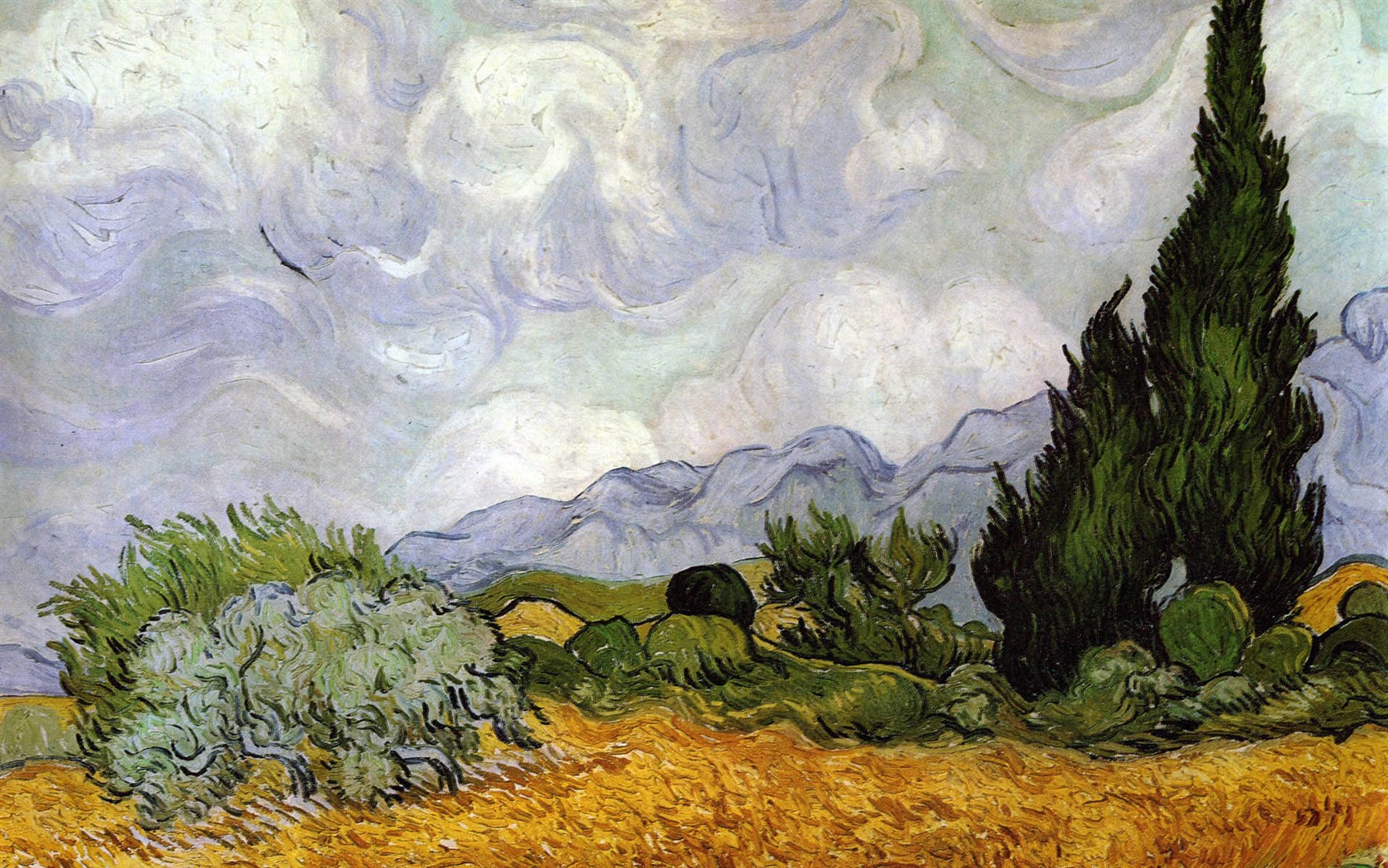 Vincent Van Gogh malování tapety (1) #14 - 1680x1050