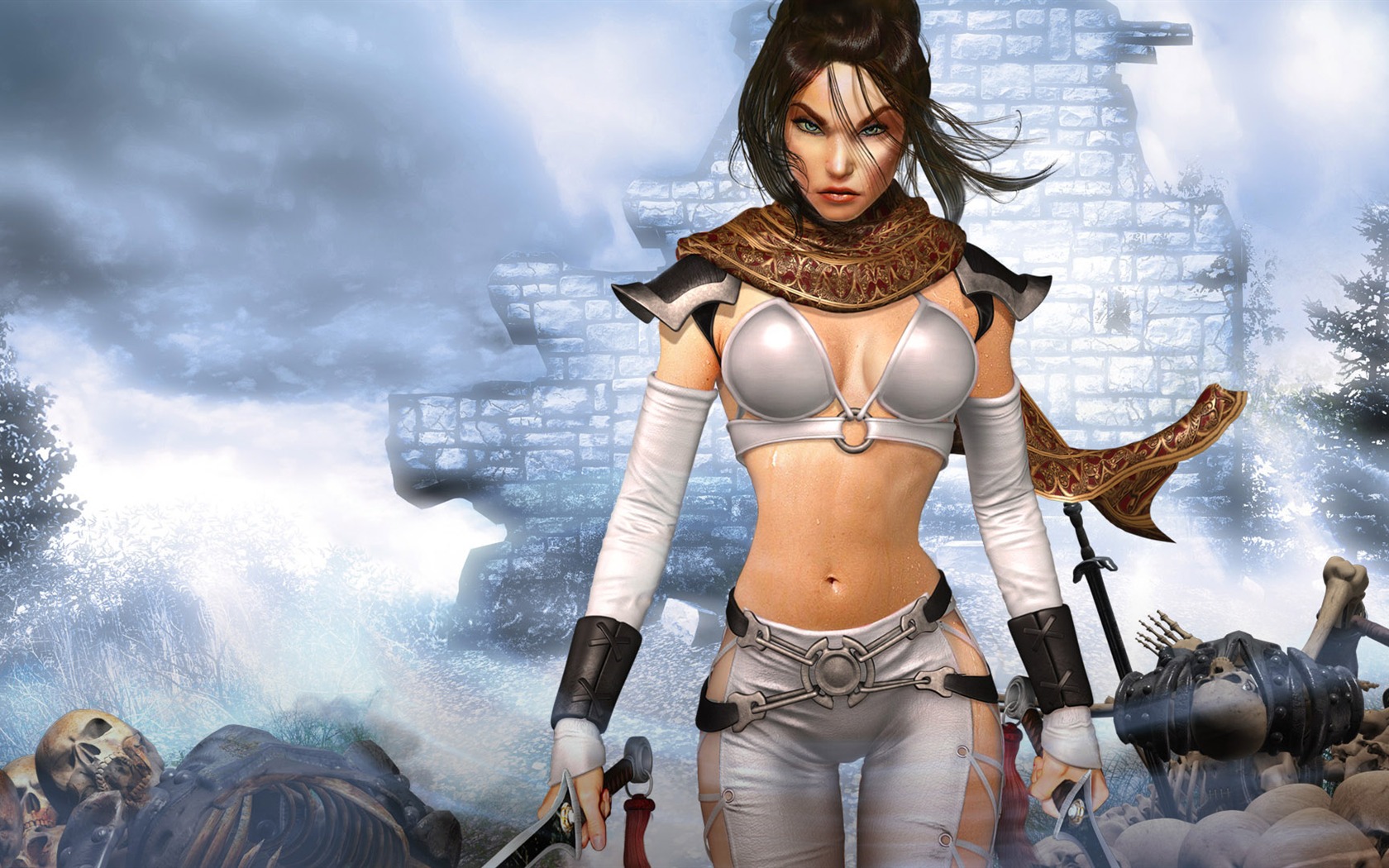1080 Games Women CG wallpapers (3) #12 - 1680x1050