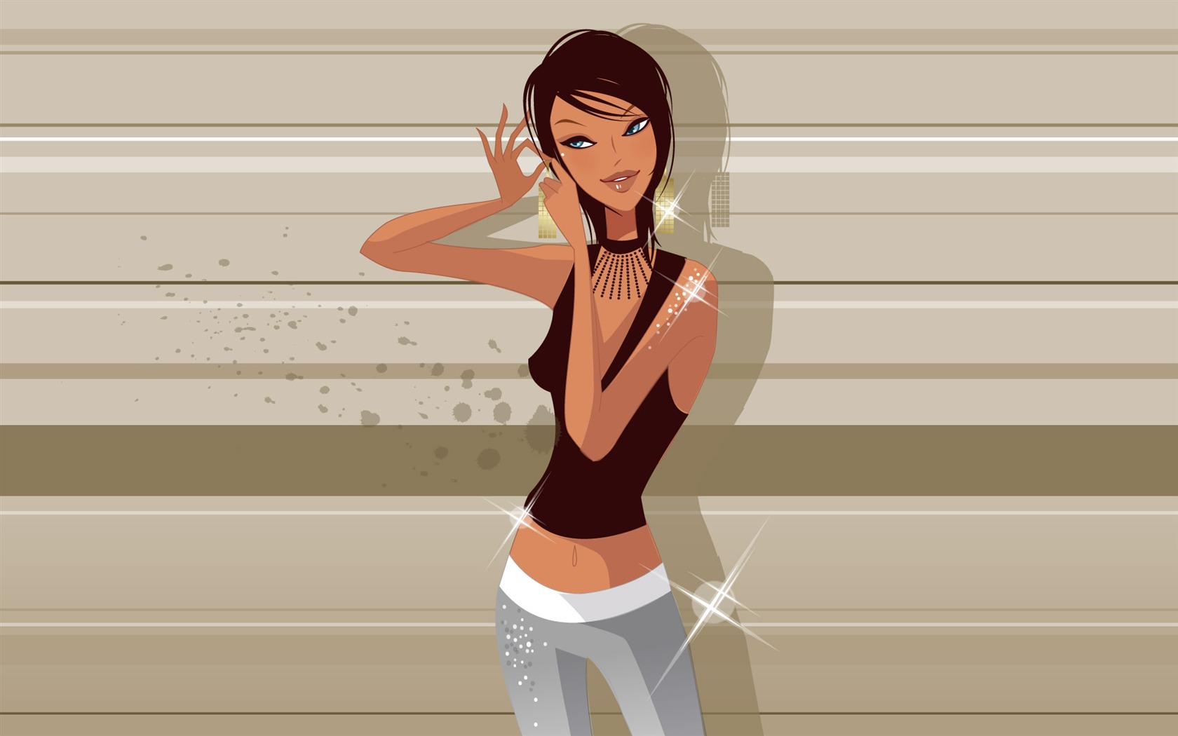 Vector Wallpaper leisure life (4) #12 - 1680x1050
