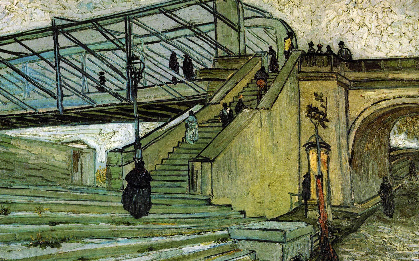 Vincent Van Gogh malování tapetu (2) #10 - 1680x1050