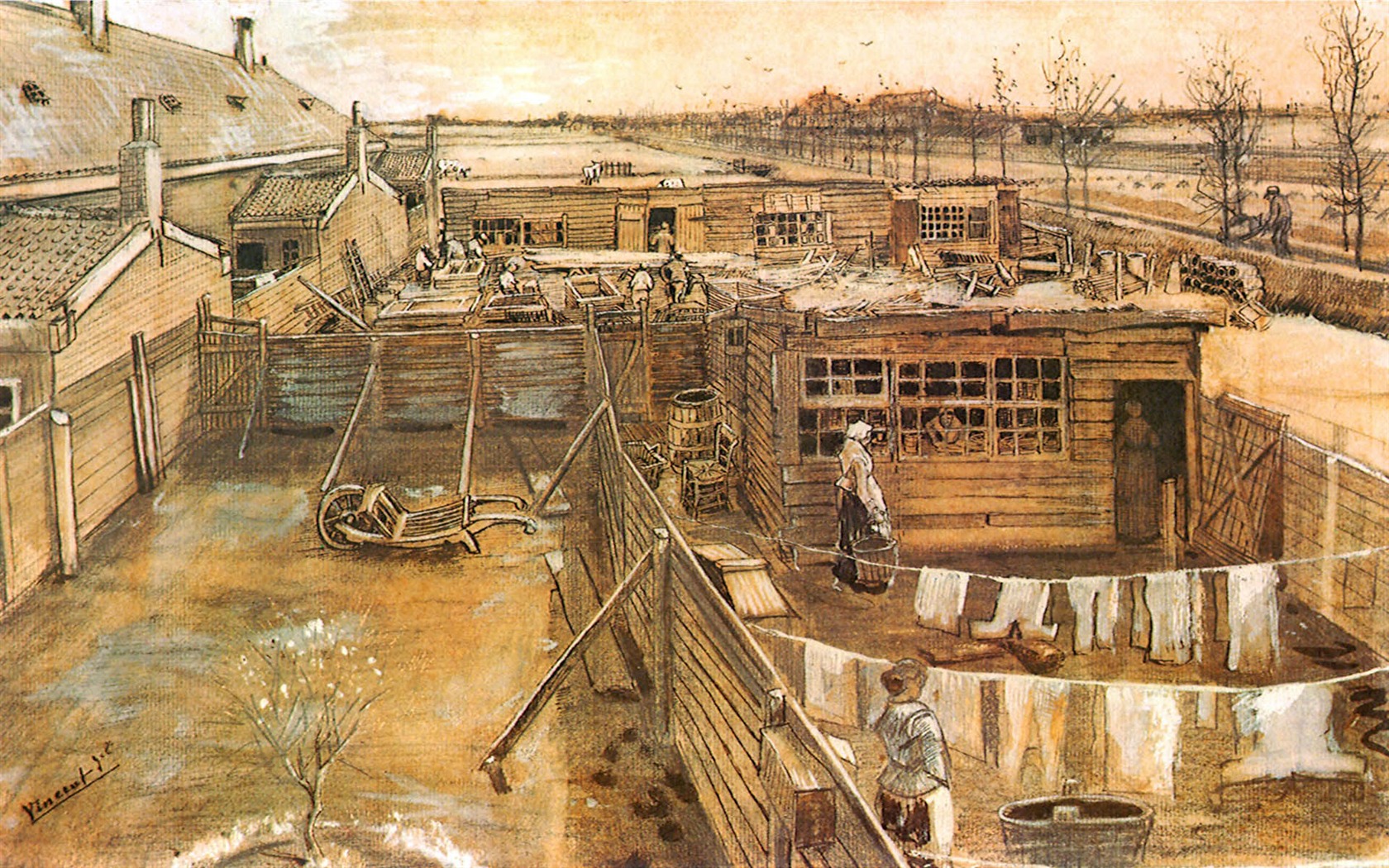 Vincent Van Gogh papier peint peinture (2) #15 - 1680x1050