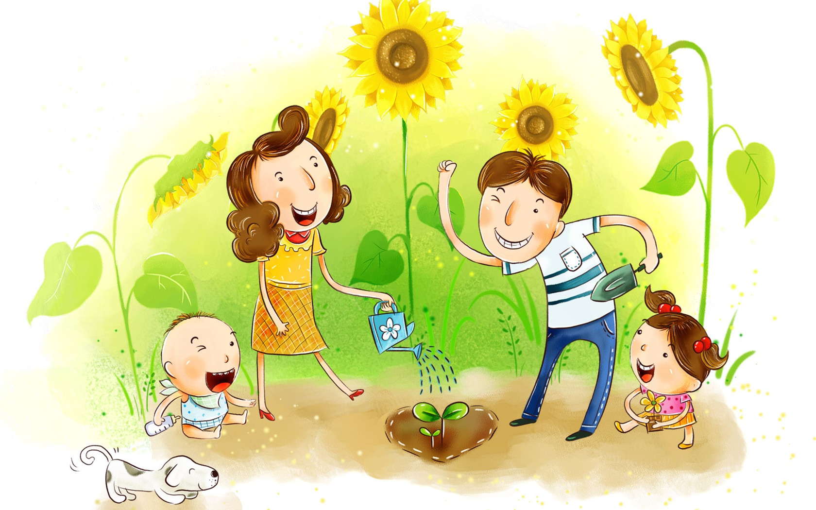 Vector happy home wallpapers #15 - 1680x1050