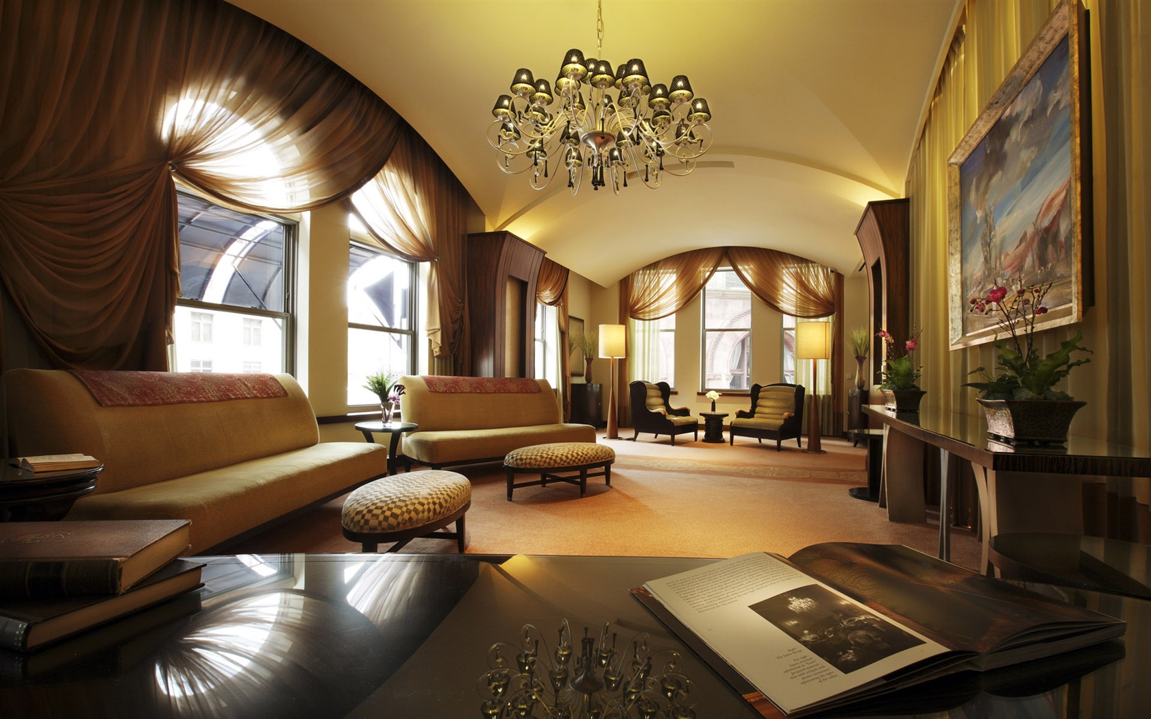 Living Room Photo Wallpaper (3) #2 - 1680x1050