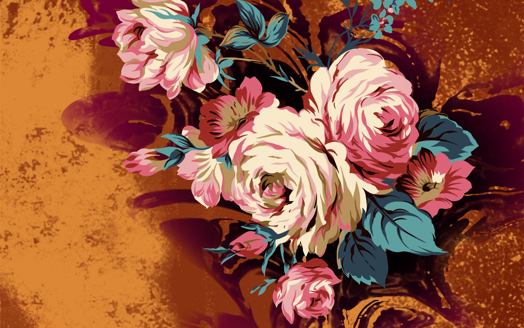 Synthetic Flower Wallpapers (1) #20 - 1680x1050