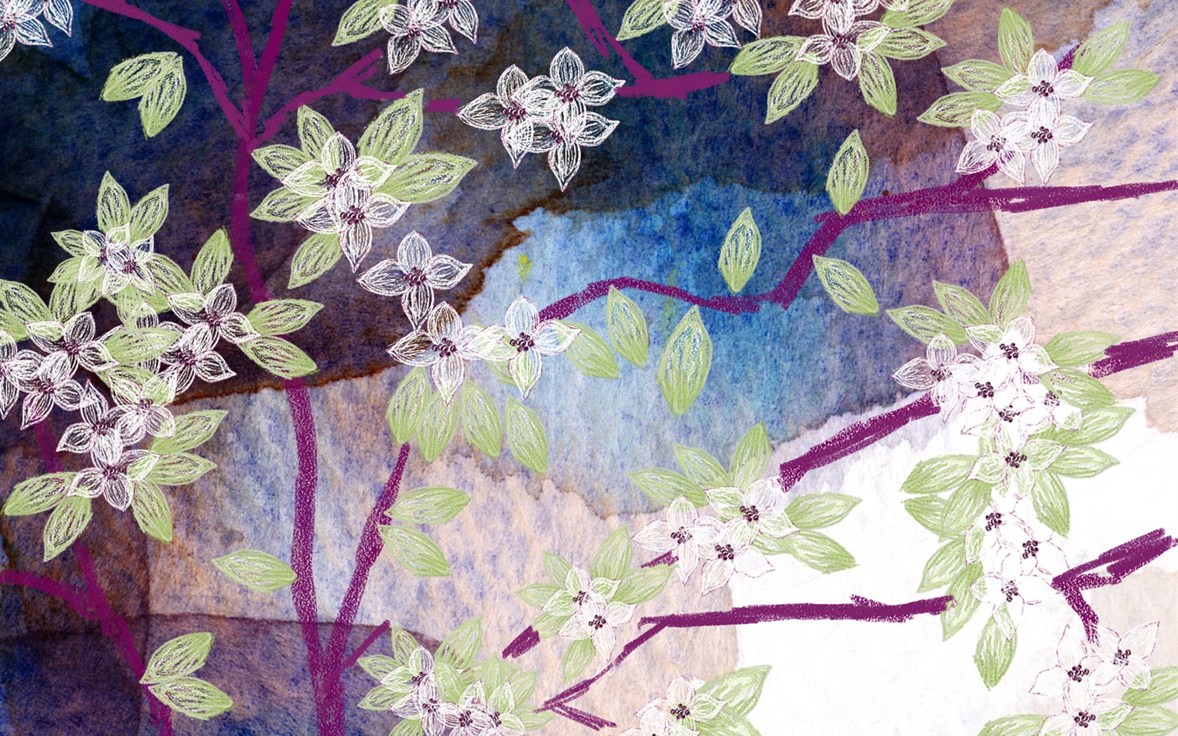 Synthetic Flower Wallpapers (2) #8 - 1680x1050