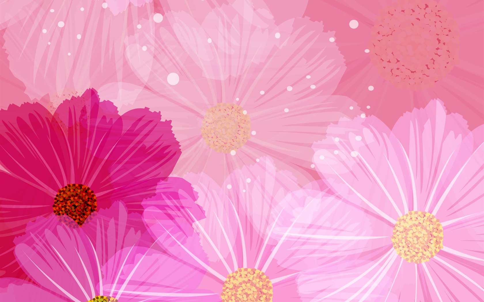 Synthetic Flower Wallpapers (2) #17 - 1680x1050