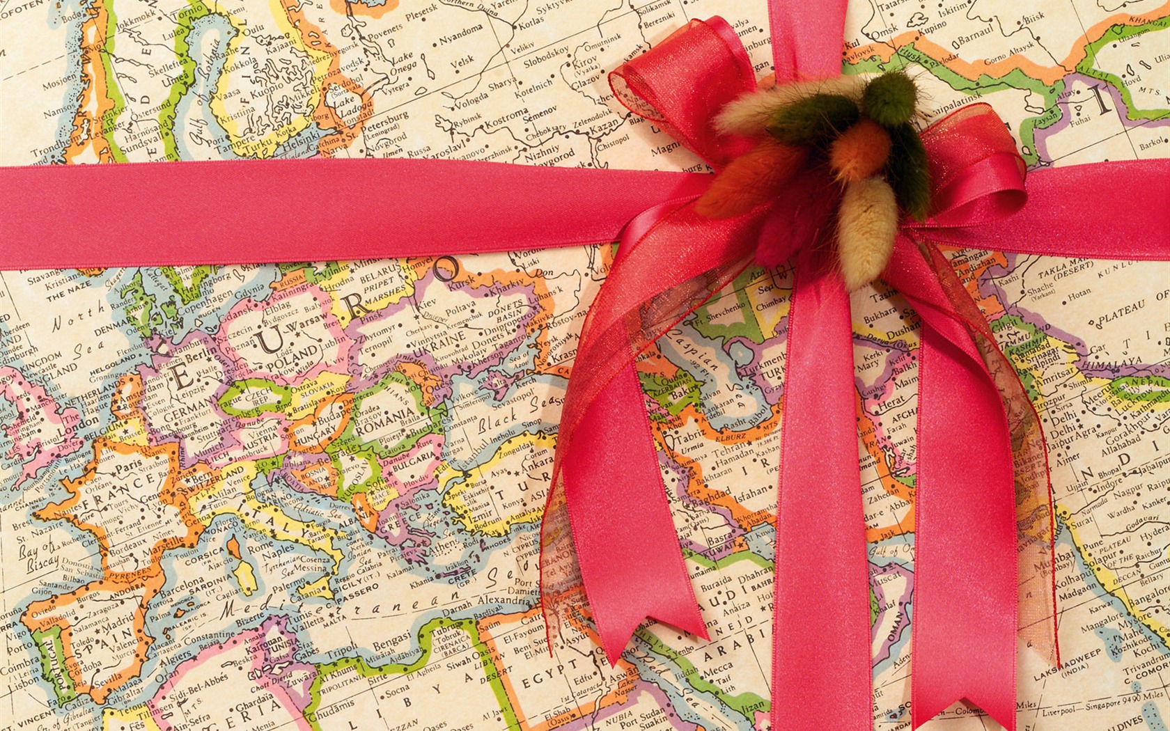 Gift decoration wallpaper (1) #5 - 1680x1050