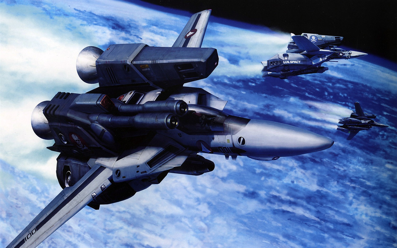 Fond d'écran de combat Macross (2) #3 - 1680x1050