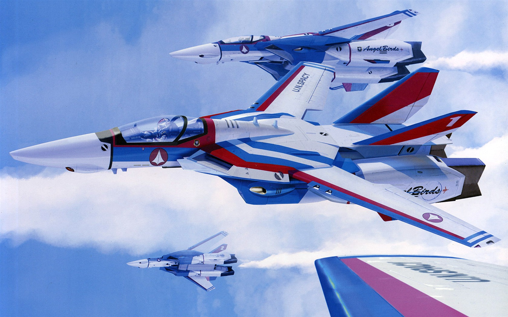 Fond d'écran de combat Macross (2) #12 - 1680x1050