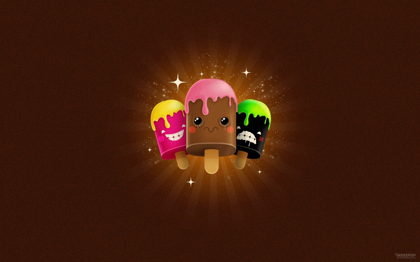 Indeepop kreativní tapety ilustrace design #12 - 1680x1050