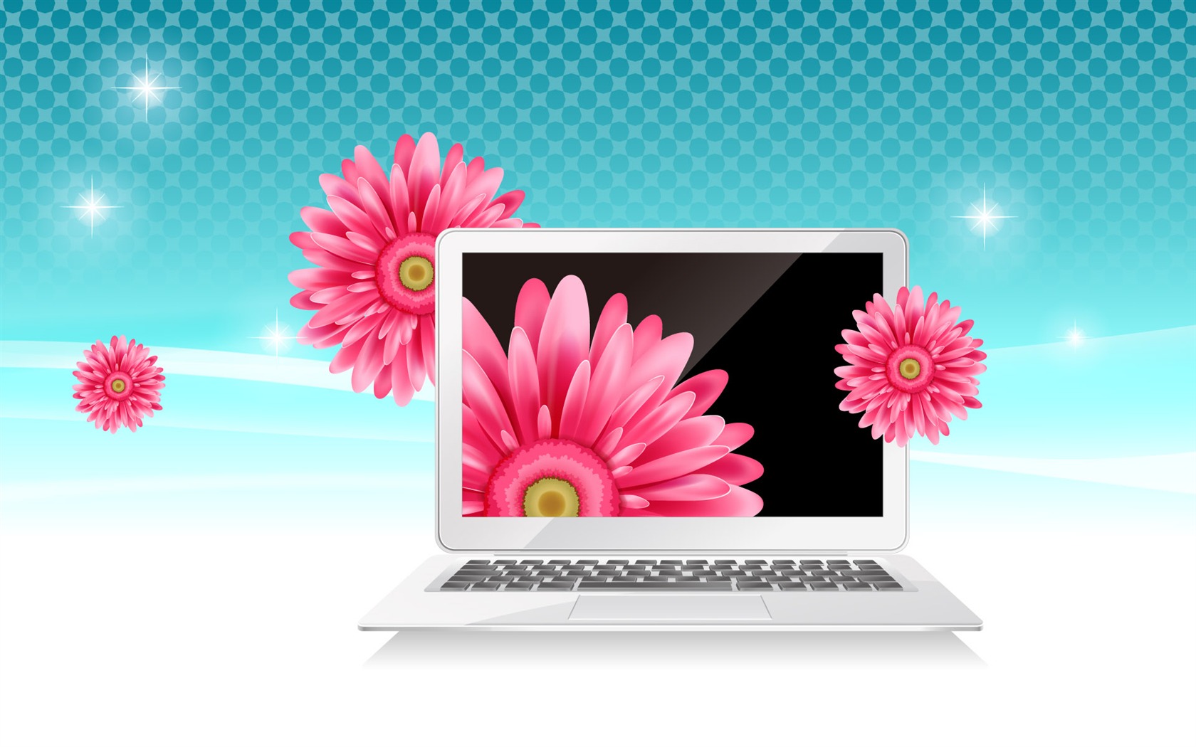 Three-dimensional design vector wallpaper (2) #1 - 1680x1050