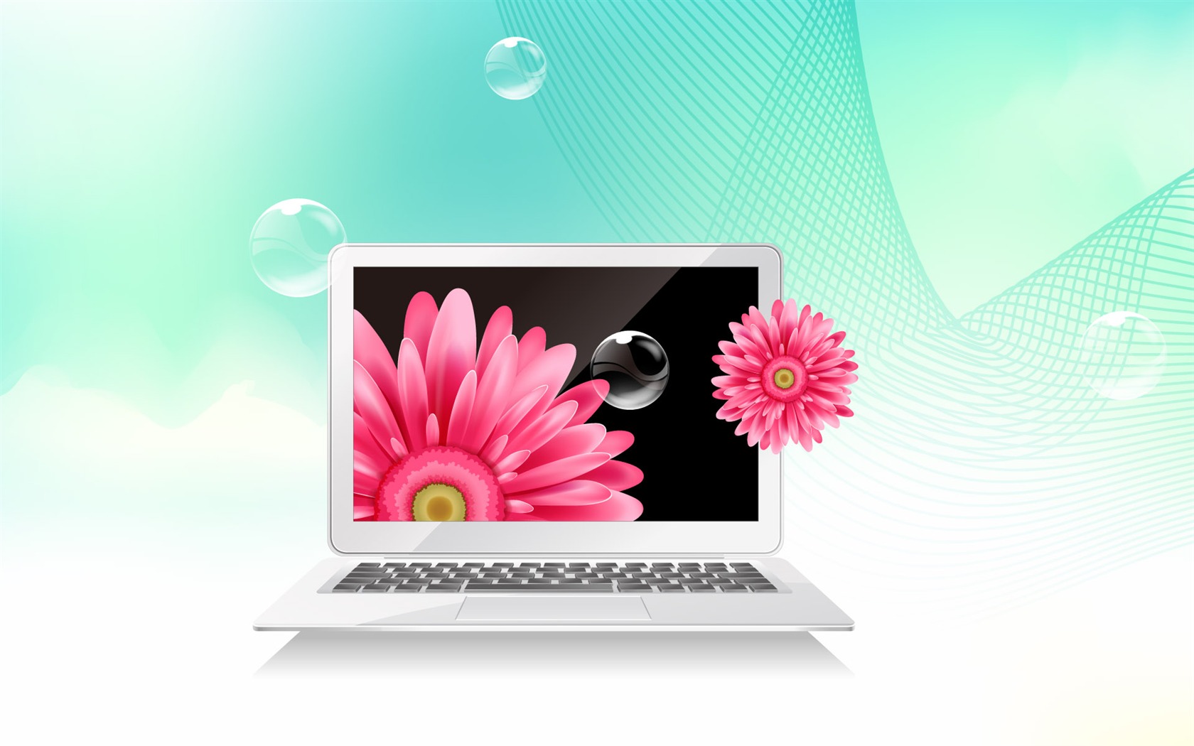 Three-dimensional design vector wallpaper (2) #15 - 1680x1050