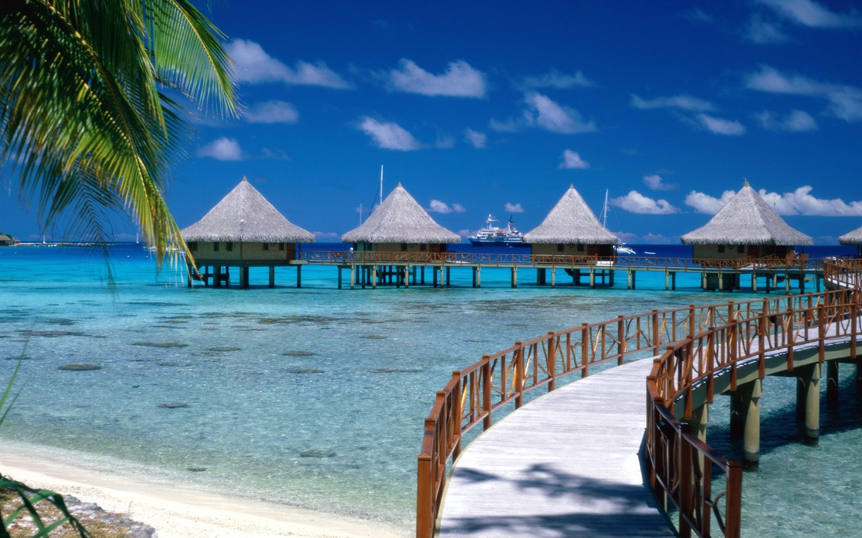 Beach ostrov tapety (2) #30 - 1680x1050