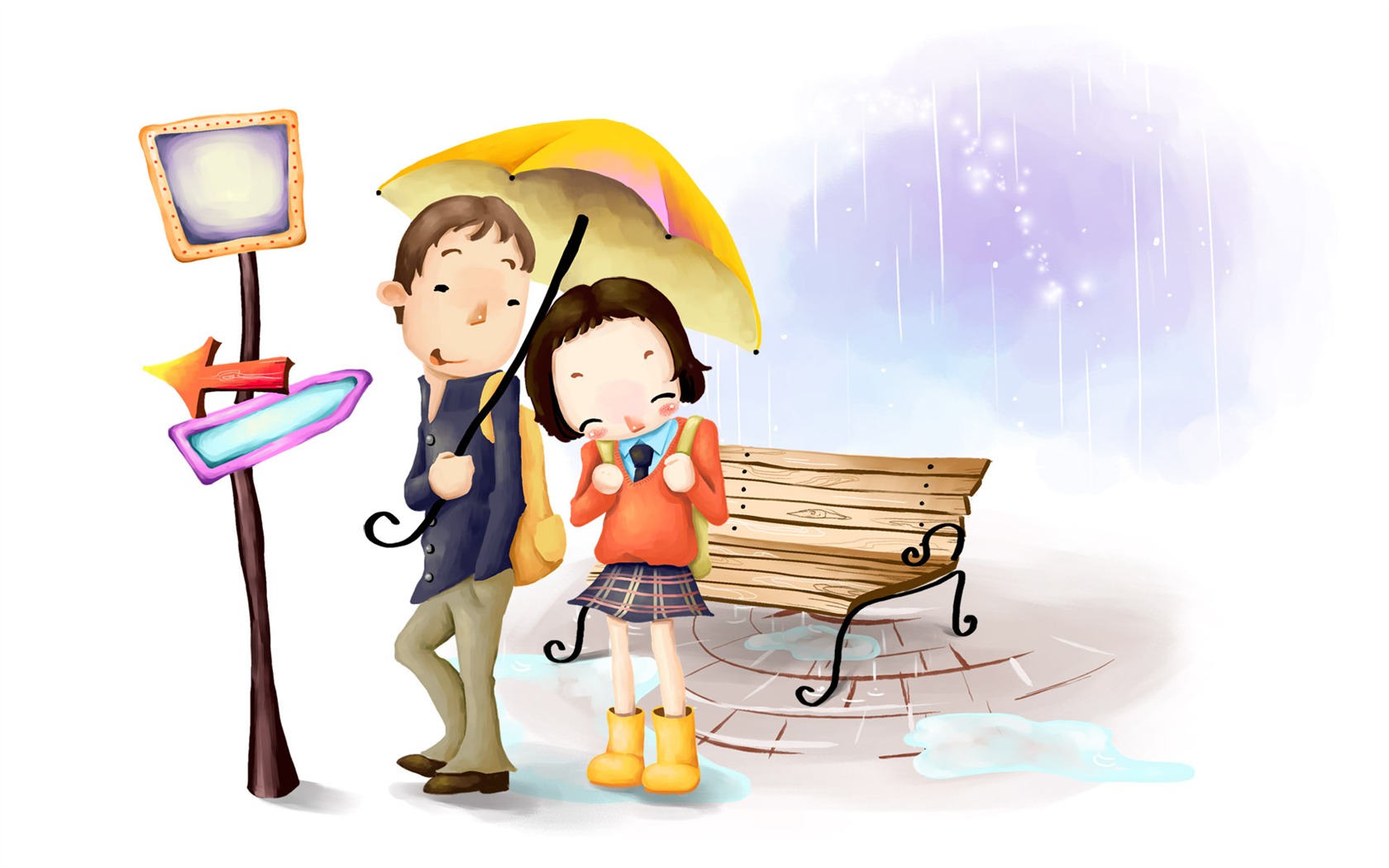 Widescreen wallpaper childhood dream (2) #14 - 1680x1050