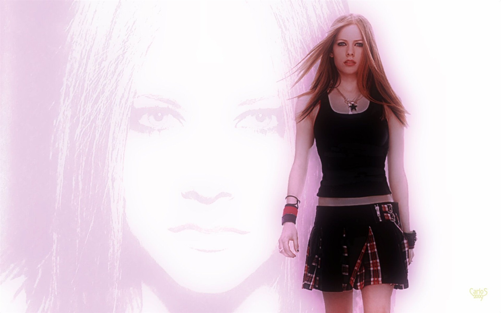 Avril Lavigne 艾薇儿·拉维妮 美女壁纸(二)5 - 1680x1050