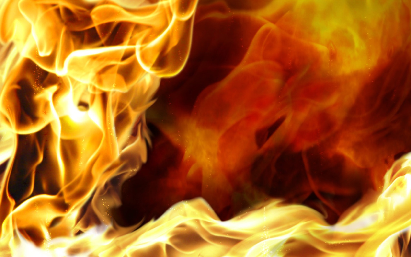 Flamme d'entité HD Wallpaper #3 - 1680x1050