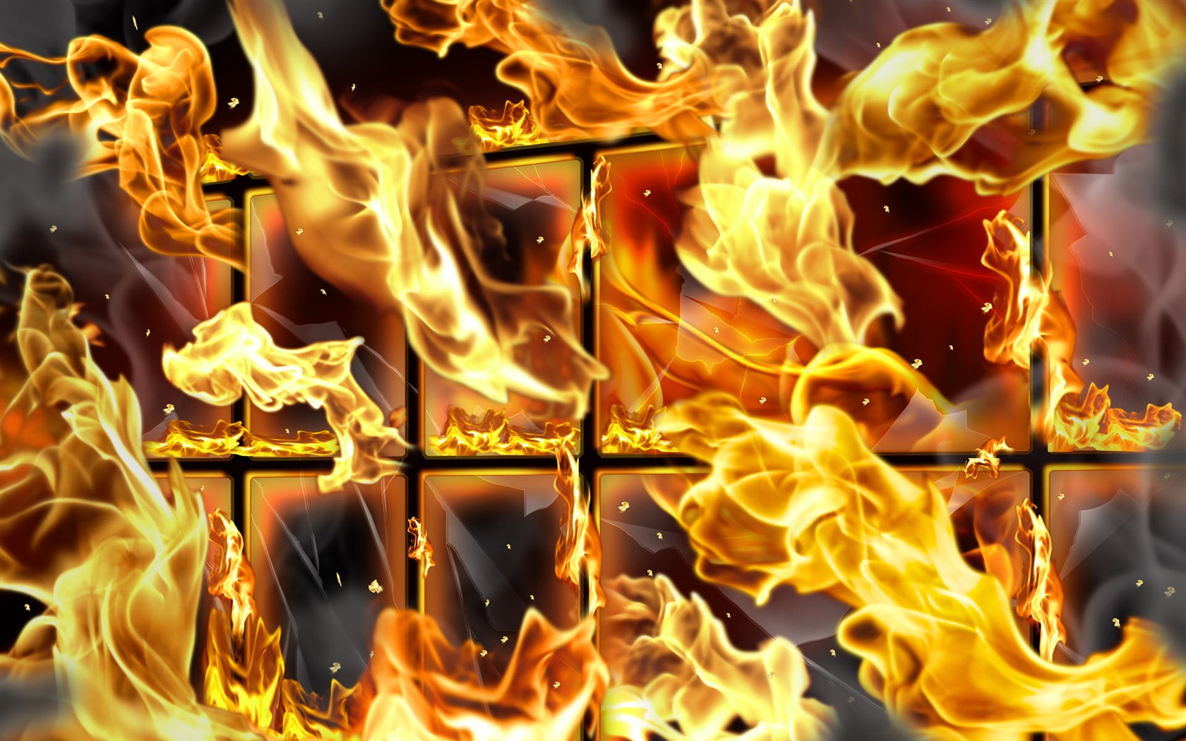 Flame Funkce HD tapetu #18 - 1680x1050