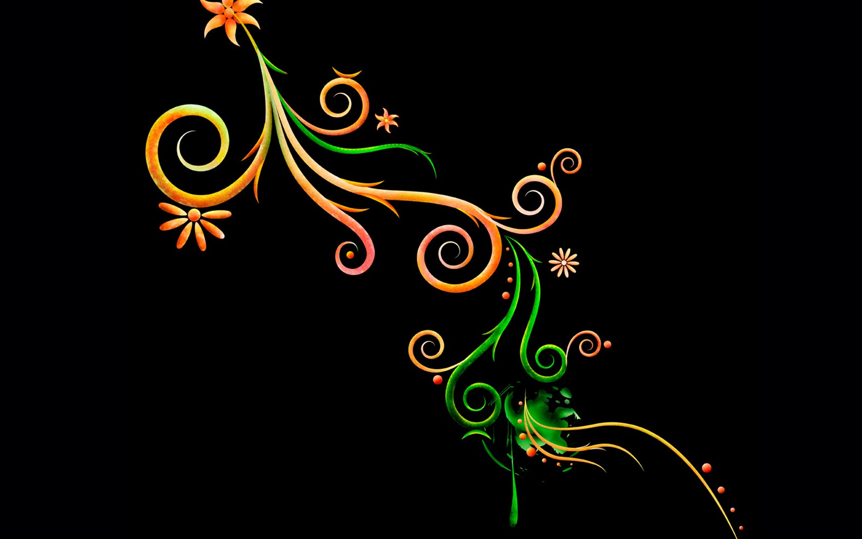 Barevný vzor tapety (5) #19 - 1680x1050