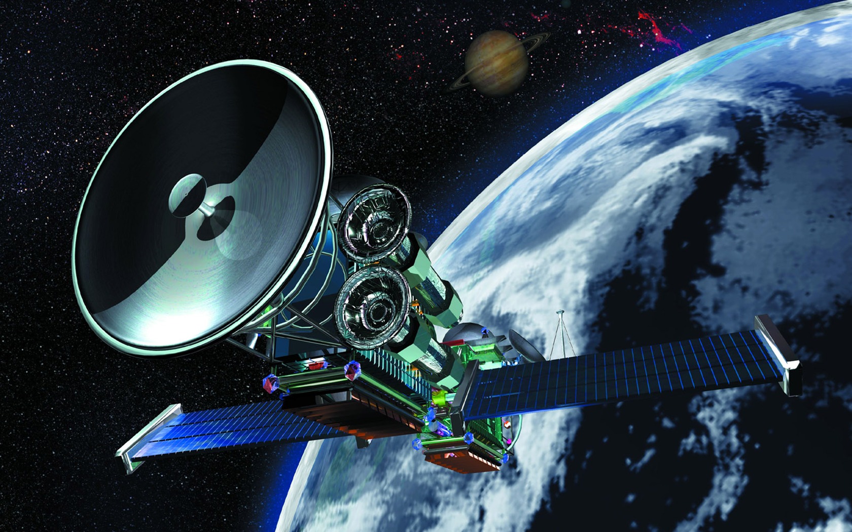 Satellite communications wallpaper (2) #11 - 1680x1050