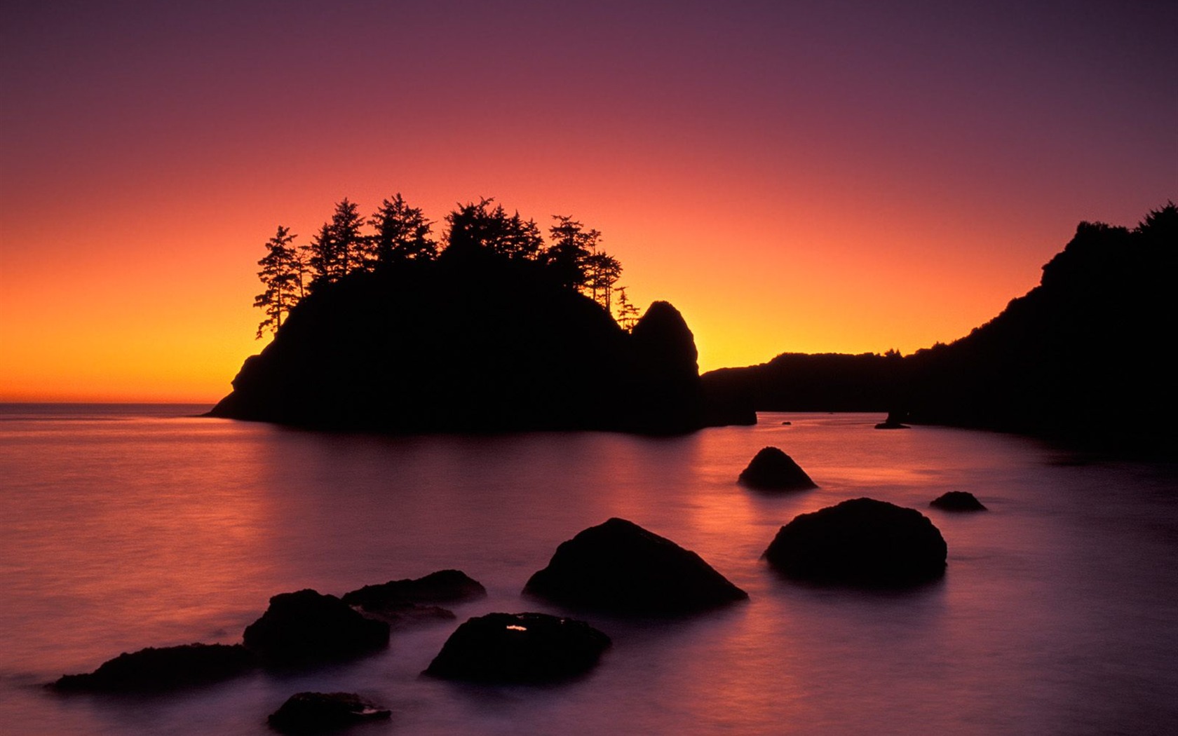 Selected sunrise and sunset wallpaper (1) #17 - 1680x1050