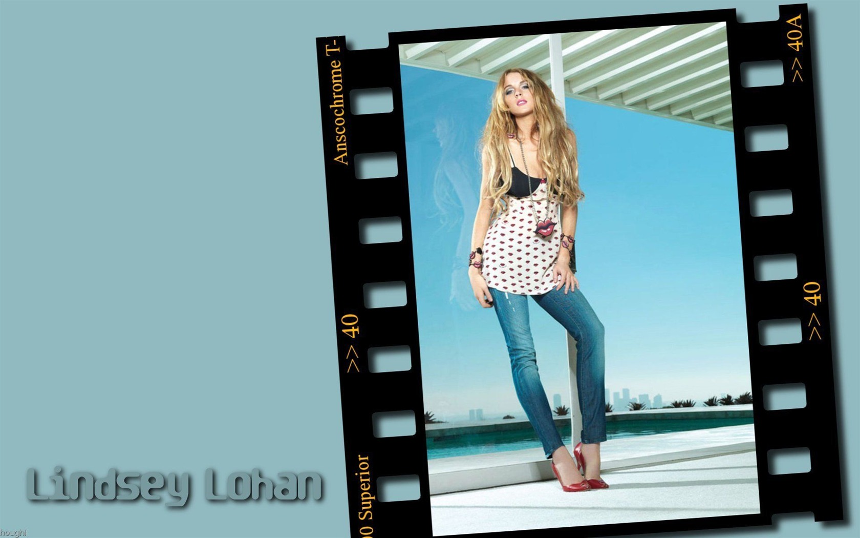 Lindsay Lohan beautiful wallpaper #9 - 1680x1050