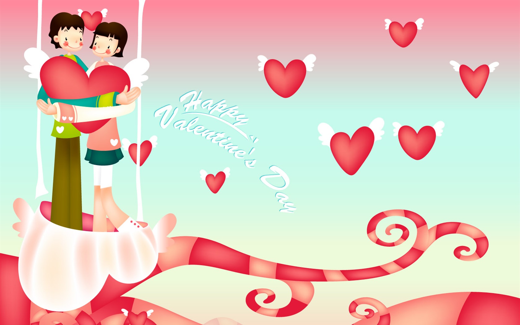 Valentine's Day Vector #11 - 1680x1050